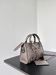 Balenciaga Le City Bag Mini in Taupe Arena Lambskin - 23.8x16x6.3cm - 5