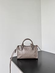 Balenciaga Le City Bag Mini in Taupe Arena Lambskin - 23.8x16x6.3cm - 6