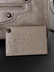 Balenciaga Le City Bag Mini in Taupe Arena Lambskin - 23.8x16x6.3cm - 3