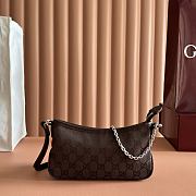 Gucci Gossip Small Shoulder Bag Dark Brown GG Canvas 875847 - 21x11.5x3cm - 5