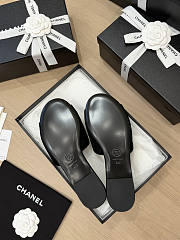 Chanel Mules Suede Kidskin Black G47043 - 3