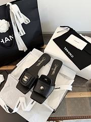 Chanel Mules Lamskin Black  - 6