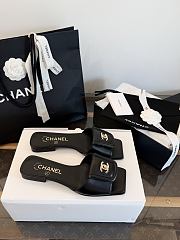 Chanel Mules Lamskin Black  - 3