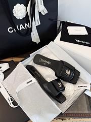 Chanel Mules Lamskin Black  - 2