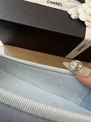 Chanel Ballet Flats Lambskin Blue & Burgundy G02819 - 5