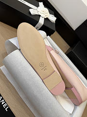 Chanel Ballet Flats Lambskin Light Pink & Pink G02819 - 2