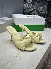 Bottega Veneta Cherry Mule Butter Yellow 9cm - 1