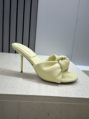 Bottega Veneta Cherry Mule Butter Yellow 9cm - 4