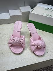 Bottega Veneta Cherry Mule Pink 9cm  - 2