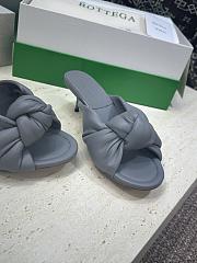 Bottega Veneta Cherry Mule Gray 5cm - 2