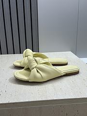 Bottega Veneta Cherry Flat Mule Butter Yellow  - 4
