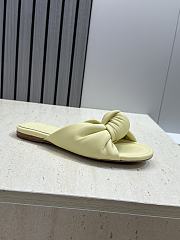 Bottega Veneta Cherry Flat Mule Butter Yellow  - 2