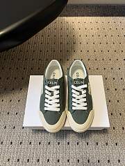 Celine Alan Sneaker With Triomphe In Canvas Green - 6