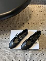 Celine Ballet Ballerina In Lambskin Black  - 5
