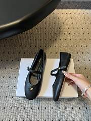 Celine Ballet Ballerina In Lambskin Black  - 4