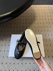 Celine Ballet Ballerina In Lambskin Black  - 3