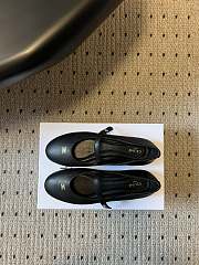 Celine Ballet Ballerina In Lambskin Black  - 2