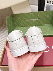 Gucci Stretch Low-Top Sneaker White Leather 865056 - 6
