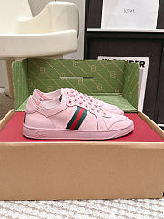 Gucci Stretch Low-Top Sneaker Pink Leather 865056 - 3