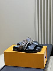 LV Vibe Comfort Mule Black Lambskin/Monogram Canvas 1AJOJJ - 5