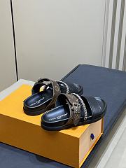 LV Vibe Comfort Mule Black Lambskin/Monogram Canvas 1AJOJJ - 6