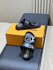 LV Isola Comfort Mule Black Plain Calf Leather 1AJOON  - 2