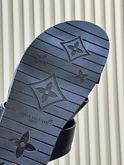 LV Isola Comfort Mule Black Plain Calf Leather 1AJOON  - 5
