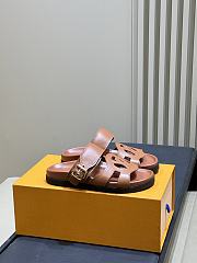 LV Isola Comfort Mule Brown Plain Calf Leather 1AJOPL - 6