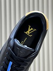 LV Flash Sneaker Black Plain Calf Leather 1AJA38  - 4