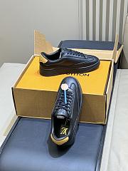 LV Flash Sneaker Black Plain Calf Leather 1AJA38  - 3