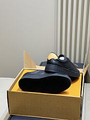 LV Flash Sneaker Black Plain Calf Leather 1AJA38  - 2