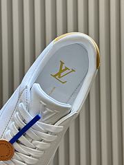 LV Flash Sneaker White Plain Calf Leather 1AJA21 - 6