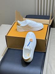 LV Flash Sneaker White Plain Calf Leather 1AJA21 - 5