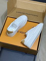 LV Flash Sneaker White Plain Calf Leather 1AJA21 - 3