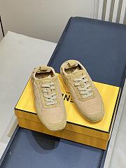 Fendi Fit Trainers Leather Beige - 3