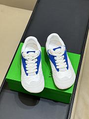 Bottega Veneta Orbit Flash Sneaker in Optic White/Cookie Blue - 2
