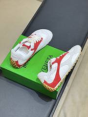Bottega Veneta Orbit Flash Sneaker in Optic White/Cardinal - 6
