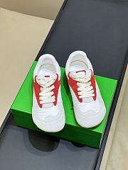 Bottega Veneta Orbit Flash Sneaker in Optic White/Cardinal - 5