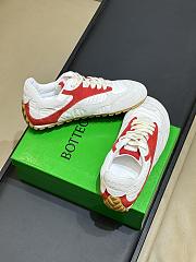 Bottega Veneta Orbit Flash Sneaker in Optic White/Cardinal - 4