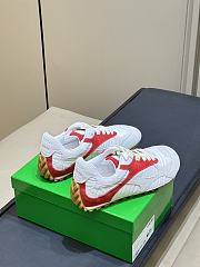 Bottega Veneta Orbit Flash Sneaker in Optic White/Cardinal - 3