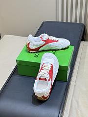 Bottega Veneta Orbit Flash Sneaker in Optic White/Cardinal - 2