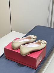 Roger Vivier U Look Ballerinas In Patent Leather Gray - 6