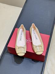 Roger Vivier U Look Ballerinas In Patent Leather Gray - 5