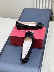 Roger Vivier U Look Ballerinas In Patent Leather Black - 5