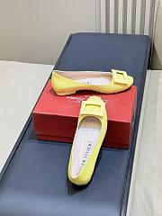 Roger Vivier U Look Ballerinas In Patent Leather Yellow - 2