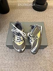 Balenciaga Radar Gradient Lines Sneaker In Brown, Blue, Yellow And Grey - 5