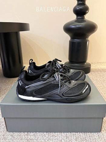 Balenciaga Radar Gradient Lines Sneaker In Black