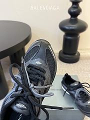 Balenciaga Radar Gradient Lines Sneaker In Black - 5