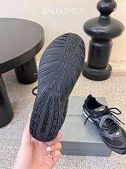 Balenciaga Radar Gradient Lines Sneaker In Black - 4