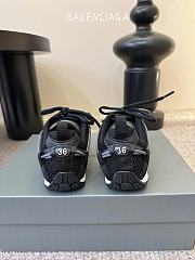Balenciaga Radar Gradient Lines Sneaker In Black - 2
